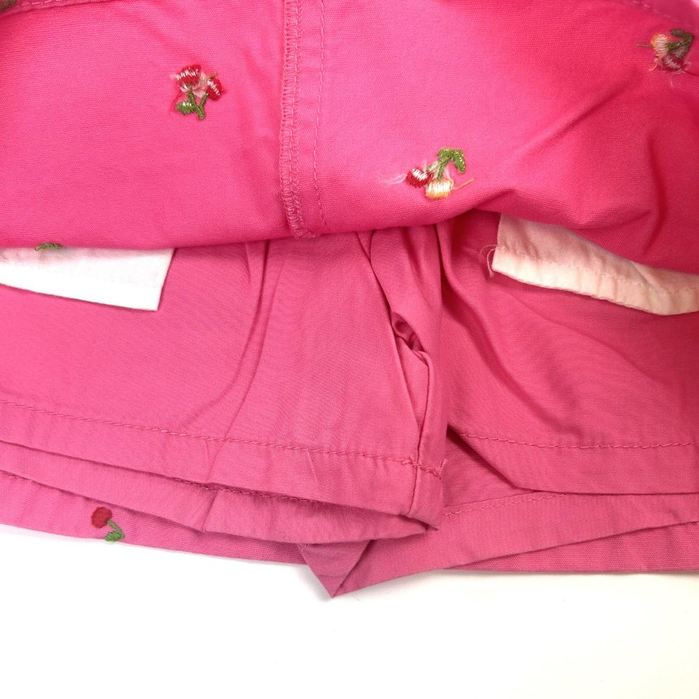 NWT Gymboree Girl Cherry Baby Embroidered Cherry Skort & Cherry Tank Size 3 - Picture 4 of 7